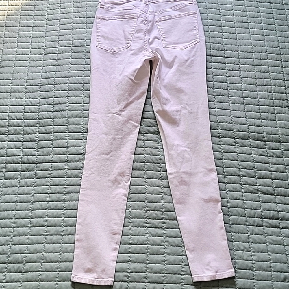 SO Juniors Super High Rise Distressed White Jeggings Size 5 / 27W - Picture 6 of 13
